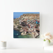 Popeye Village Malta Vierkante Klok (Huis)