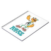 Popeye Vintage 1990 Parodie Notitieboek (Linkerzijde)