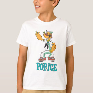 Popeye Vintage 1990 Parodie T-shirt