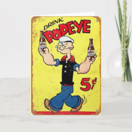 Popeye-Wenskaart Kaart