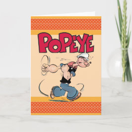 Popeye-Wenskaart Kaart