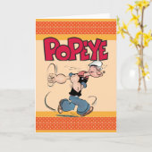 Popeye-Wenskaart Kaart (Gele Bloem)