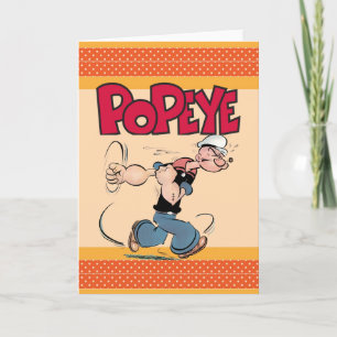 Popeye-Wenskaart Kaart