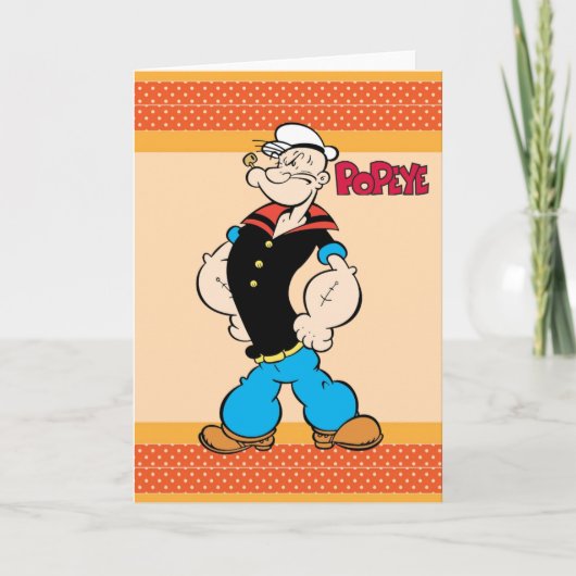 Popeye-Wenskaart Kaart (Voorkant)