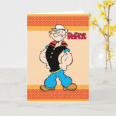 Popeye-Wenskaart Kaart (Gele Bloem)