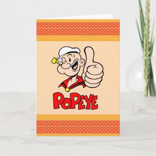 Popeye-Wenskaart Kaart (Voorkant)
