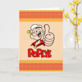 Popeye-Wenskaart Kaart (Gele Bloem)