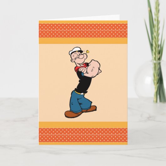 Popeye-Wenskaart Kaart (Voorkant)