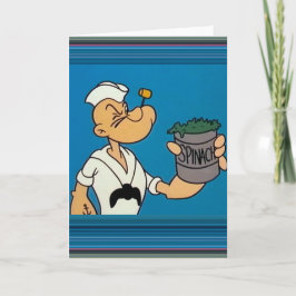 Popeye-Wenskaart Kaart