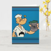 Popeye-Wenskaart Kaart (Gele Bloem)