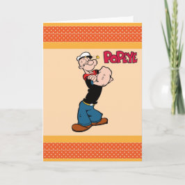 Popeye-Wenskaart Kaart