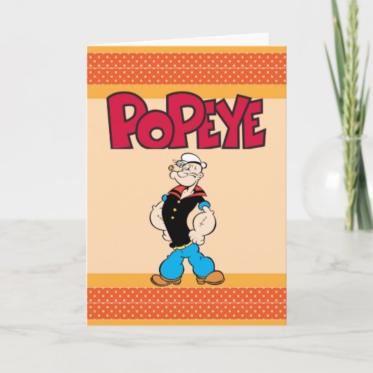Popeye-Wenskaart Kaart (Voorkant)