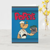Popeye-Wenskaart Kaart (Gele Bloem)