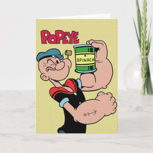 Popeye-Wenskaart Kaart (Voorkant)