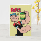 Popeye-Wenskaart Kaart (Gele Bloem)