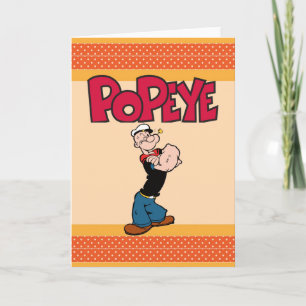 Popeye-Wenskaart Kaart