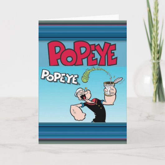 Popeye-Wenskaart Kaart (Voorkant)