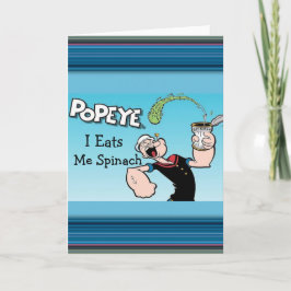 Popeye-Wenskaart Kaart