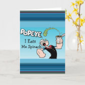 Popeye-Wenskaart Kaart (Gele Bloem)