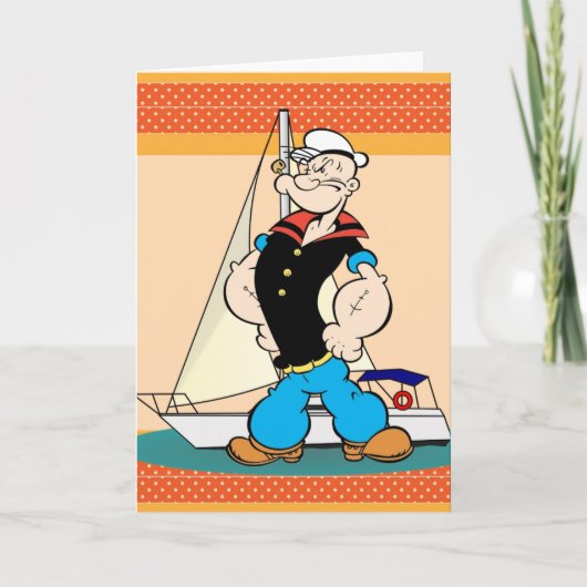 Popeye-Wenskaart Kaart (Voorkant)