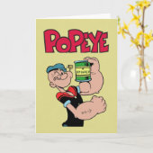 Popeye-Wenskaart Kaart (Gele Bloem)