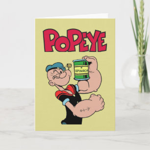 Popeye-Wenskaart Kaart