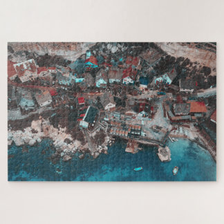 Popeye's Village Malta Aerial Photography Legpuzzel