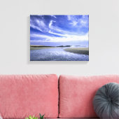 POPHAM BEACH STATE PARK, MAINE. VS. Cirrus Canvas Afdruk (Insitu (Woonkamer))