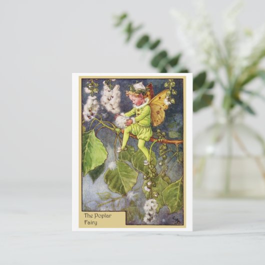 Poplar Fairy Briefkaart (Staand voorkant)