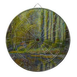 Poplar Trees in Spring (Utah Landscape) (Amerikaan Dartbord