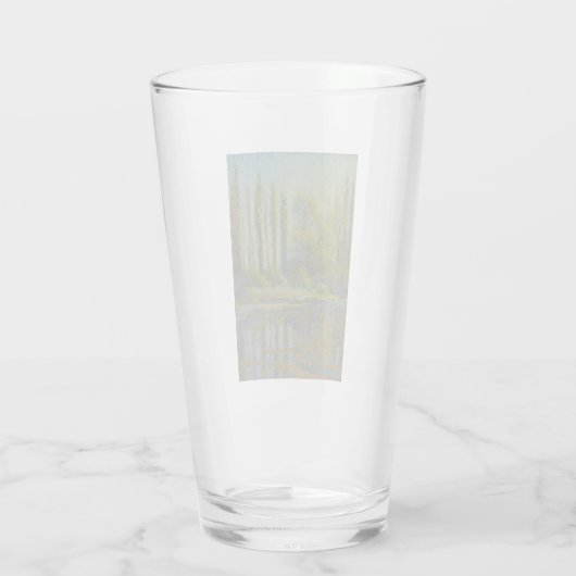 Poplar Trees in Spring (Utah Landscape) (Amerikaan Glas (Achterkant)