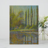 Poplar Trees in Spring (Utah Landscape) (Amerikaan Kaart (Staand voorkant)