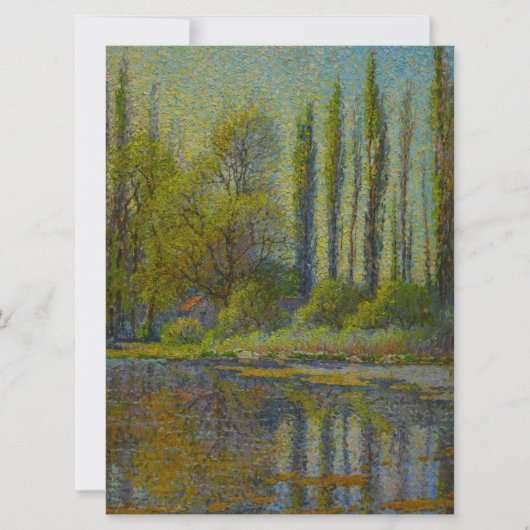 Poplar Trees in Spring (Utah Landscape) (Amerikaan Kaart (Voorkant)