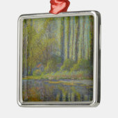 Poplar Trees in Spring (Utah Landscape) (Amerikaan Metalen Ornament (Links)
