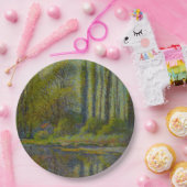 Poplar Trees in Spring (Utah Landscape) (Amerikaan Papieren Bordje (Feest)