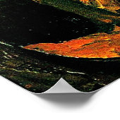 Poplars-avenue op Sunset Poster (Hoek)