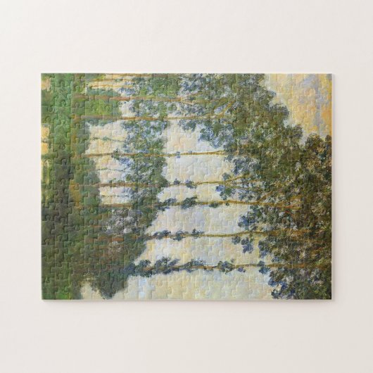Poplars bij Giverny Monet Fine Art Legpuzzel (Horizontaal)