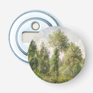 Poplars, Éragny Camille Pissarro Button Flesopener