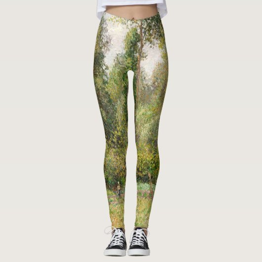 Poplars, Éragny Camille Pissarro Leggings (Voorkant)
