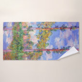 Poplars in de zon, Monet Badhanddoek (Badhanddoek)