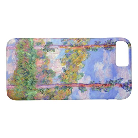 Poplars in de zon, Monet Case-Mate iPhone Case (Achterkant (Horizontaal))