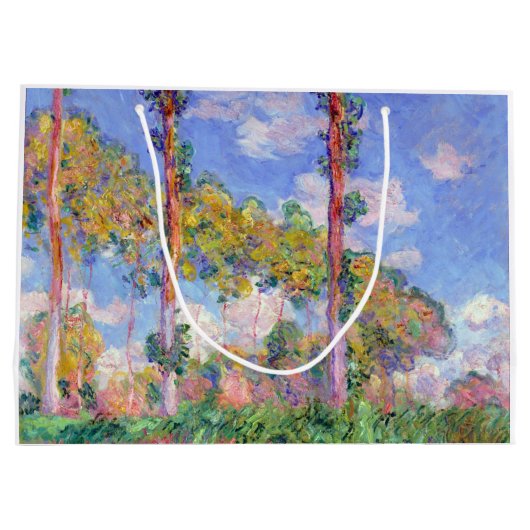 Poplars in de zon, Monet Groot Cadeauzakje (Achterkant)