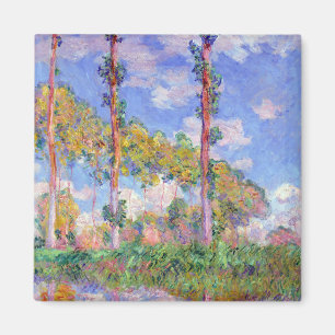 Poplars in de zon, Monet Magneet