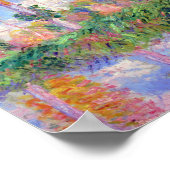 Poplars in de zon, Monet Poster (Hoek)