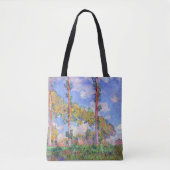 Poplars in de zon, Monet Tote Bag (Voorkant)