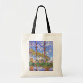 Poplars in de zon, Monet Tote Bag (Voorkant)