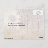 Poplars in Sunlight door Claude Monet Briefkaart (Achterkant)