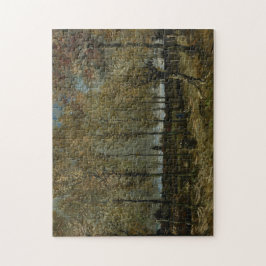 Poplars Near Nuenen van Vincent Van Gogh Legpuzzel