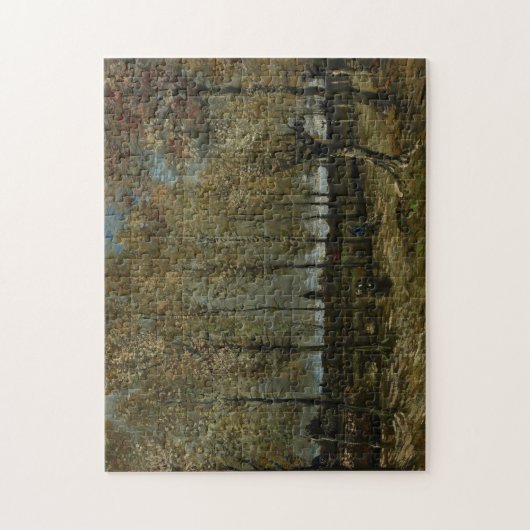 Poplars Near Nuenen van Vincent Van Gogh Legpuzzel (Verticaal)