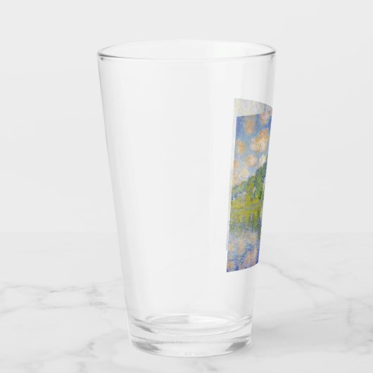 Poplars op de Epte (door Claude Monet) Glas (Rechts)